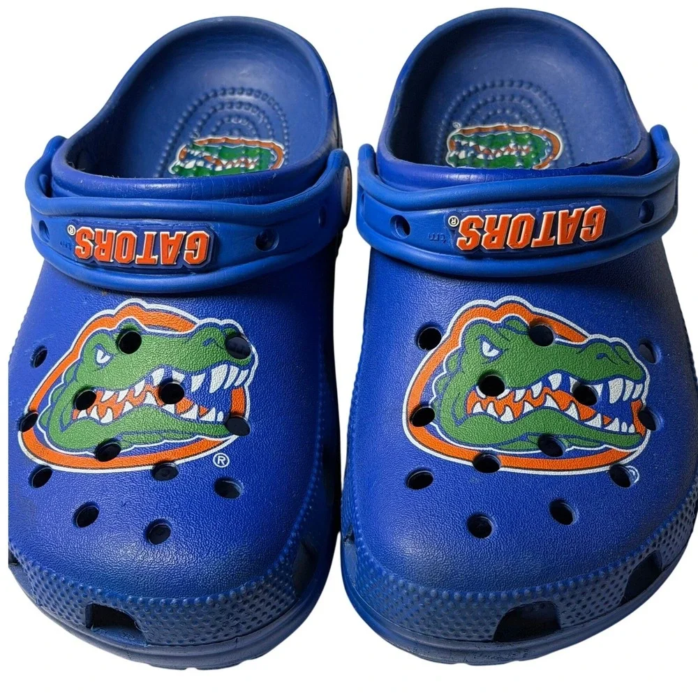 Crocs Clogs Men 4/Women 6/4Y Blue Florida Gators NCAA Collegiate Slip On Shoes